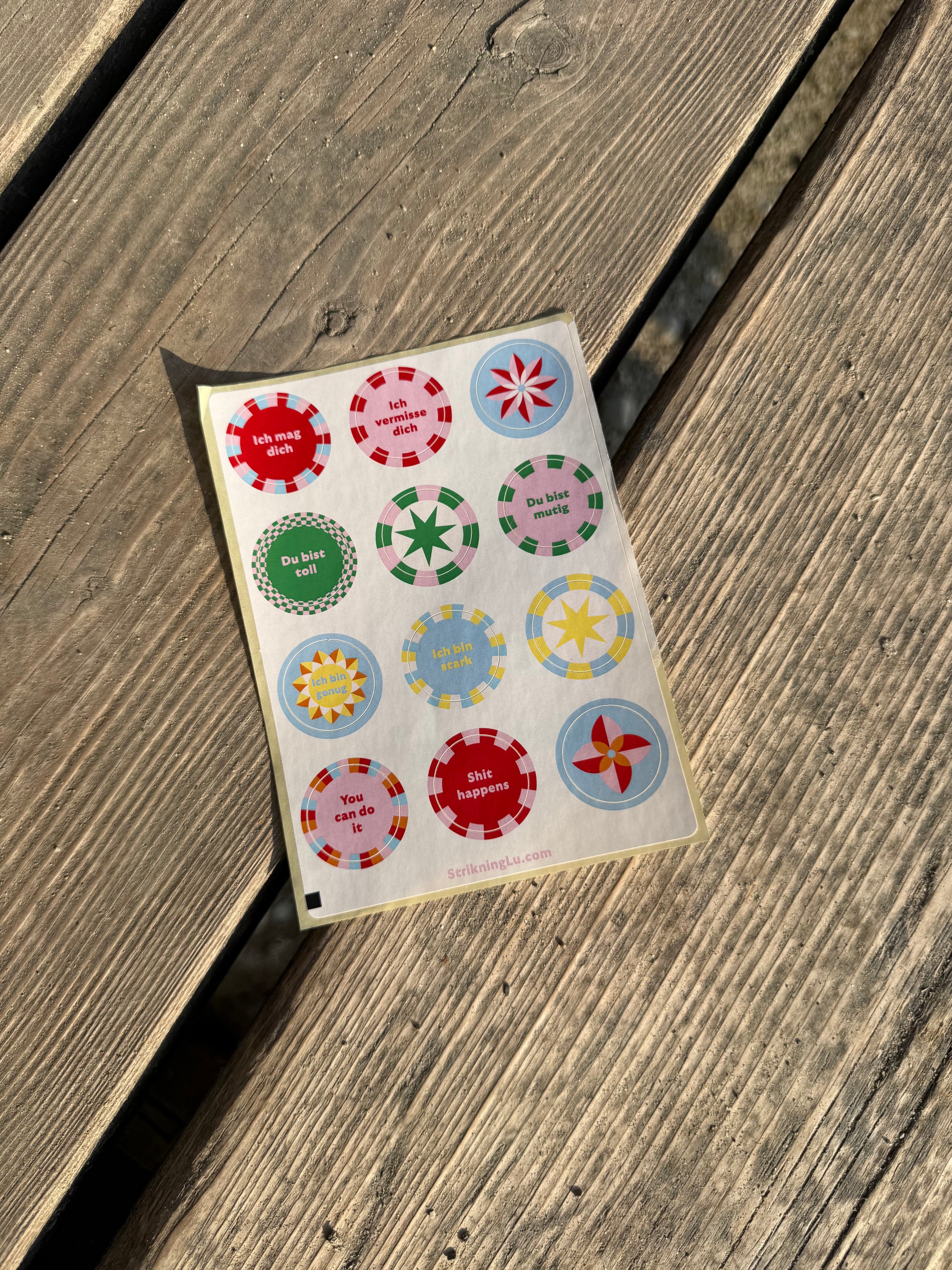 Stickerbogen A6 • Kunterbunt •